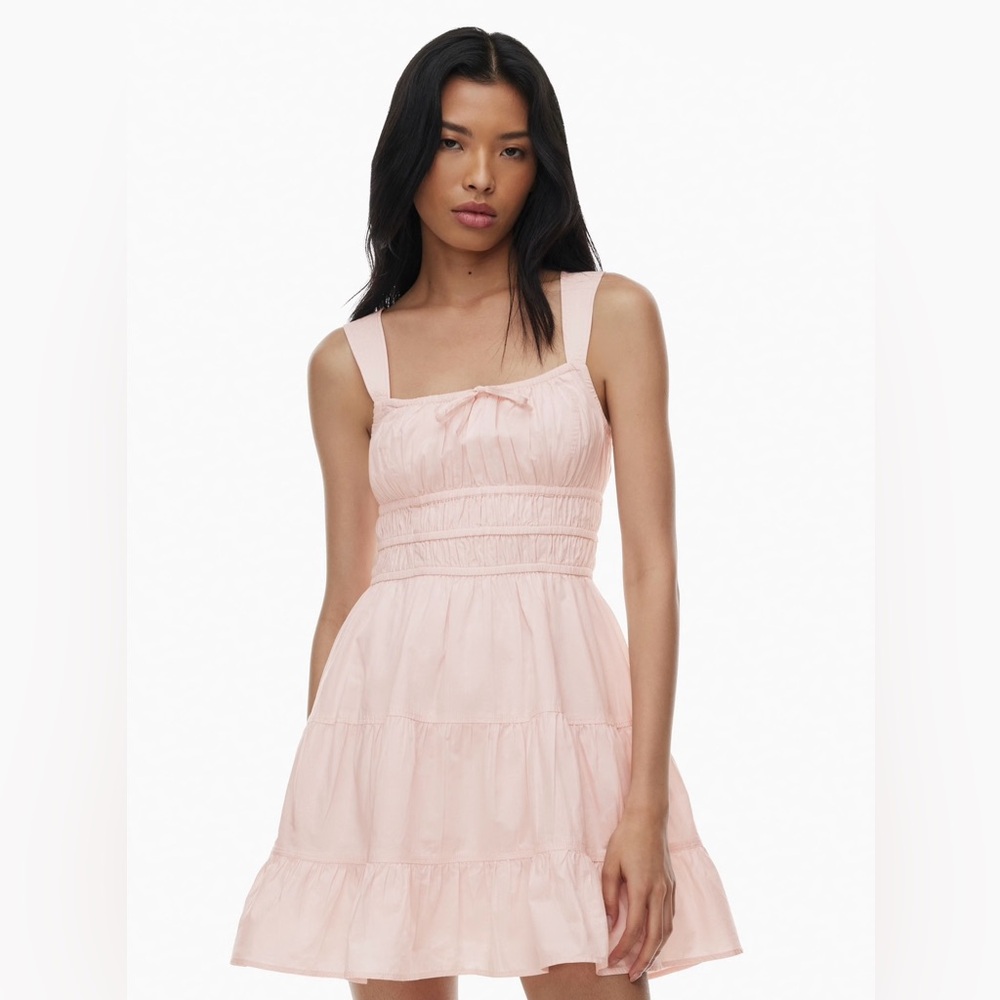 Pink Aritzia Sunday Best Martine Poplin Dress - Size Medium